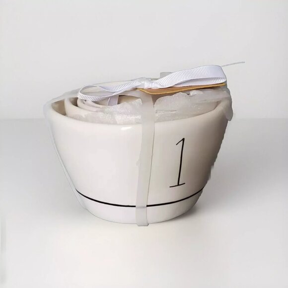 Peanuts Rae Dunn 2024 Snoopy Woodstock Ceramic Set of 4 Measuring Cups -… - Picture 2 of 5